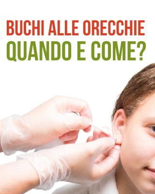 buchi alle orecchie bambina