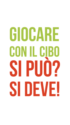 giocare con il cibo bambini